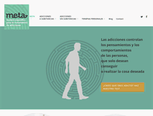 Tablet Screenshot of meta-adicciones.com